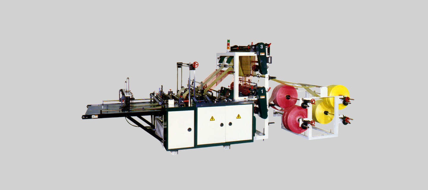 Double deck bottom seal bag making machine (4 lines)