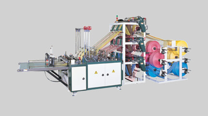 (آلة ثلاثية الطوابق لتصنيع الأكياس والحقائب المجهَّزة بلِحام سُفلي (9خطوط