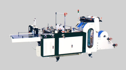 آلة متعددة الخطوط لتصنيع الأكياس والحقائب + نظام تقطيع تحزيز حراري