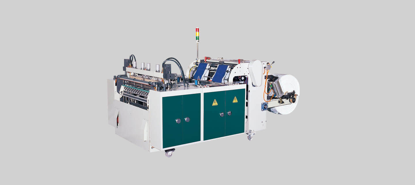 Economic twin-servo high-speed T-shirt bag making machine (Hot-cut system)