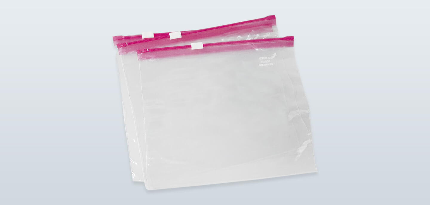 Leakproof slider bag