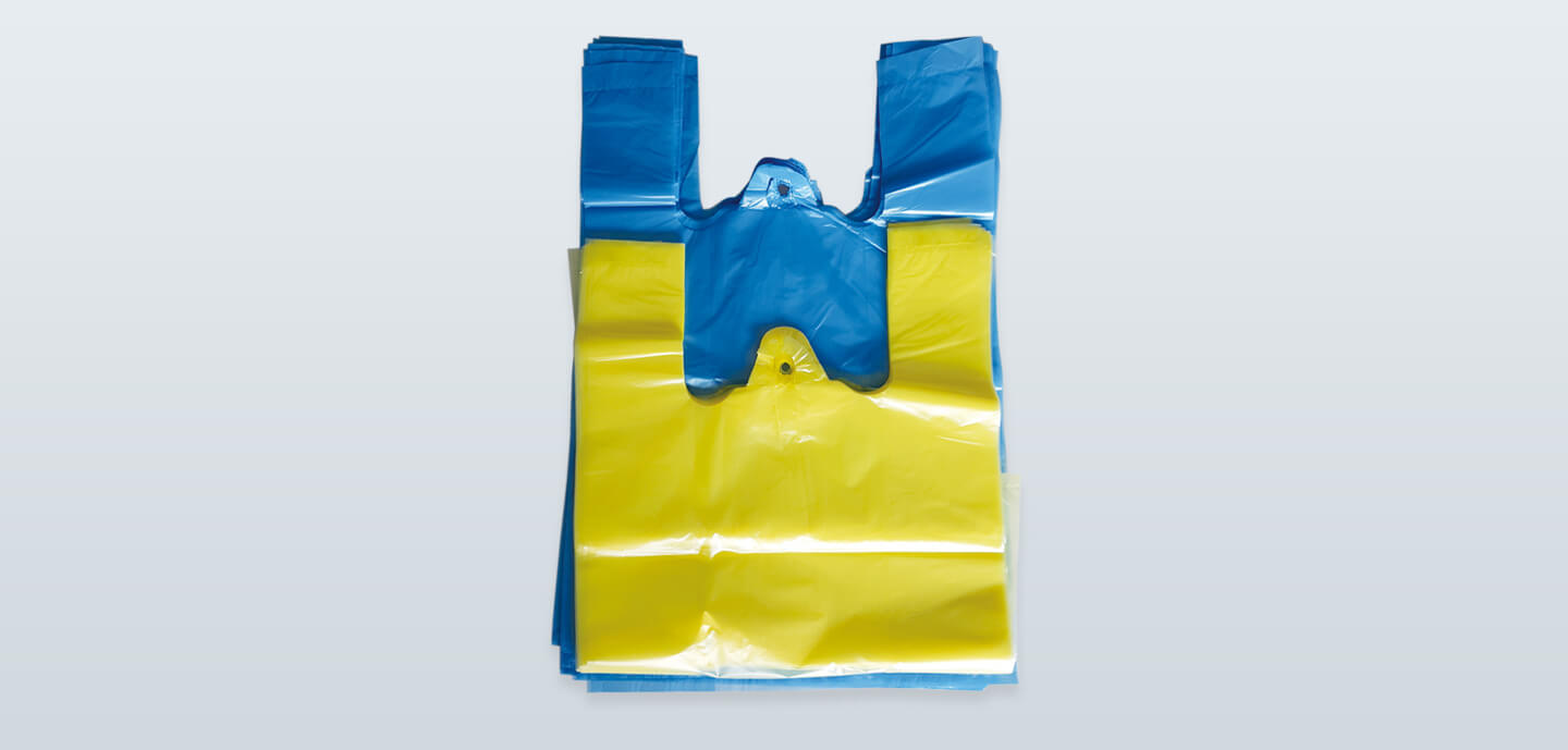 Non-printed t-shirt bag (cold-cut)