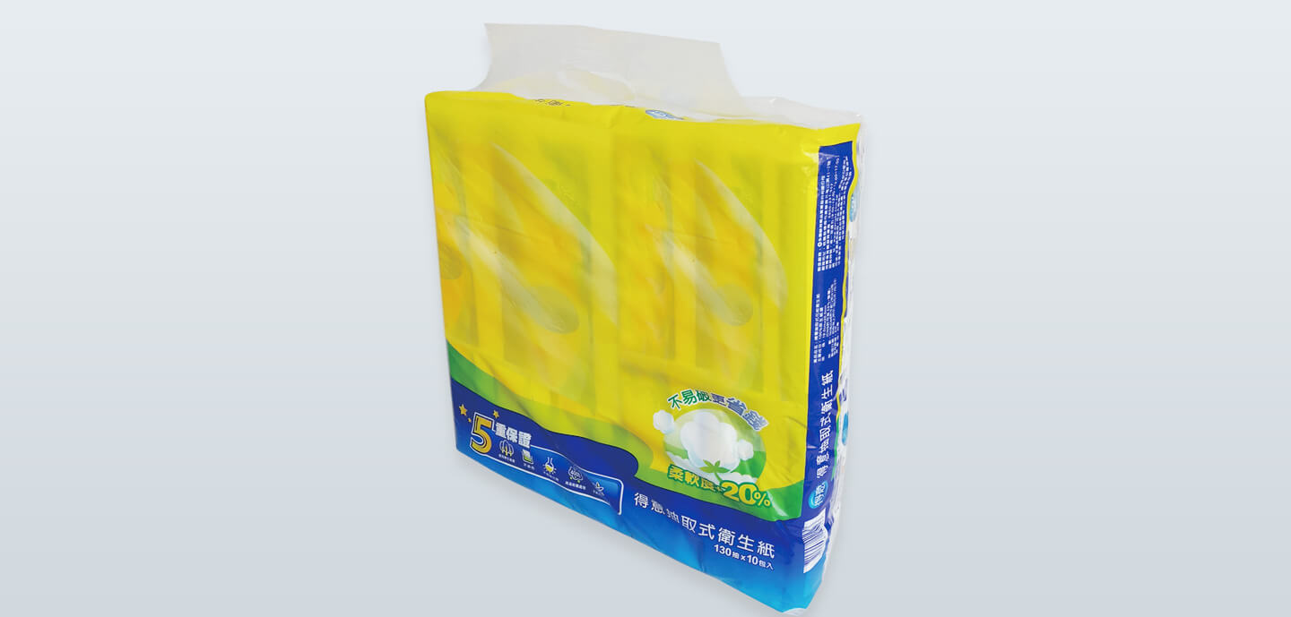 Tissue paper packaging bag