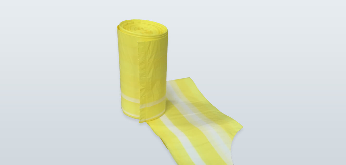 Starseal S-shape garbage bag on roll