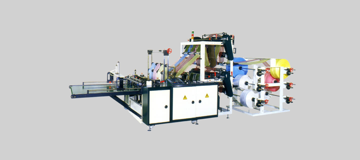 Double deck bottom seal bag making machine (6 lines)