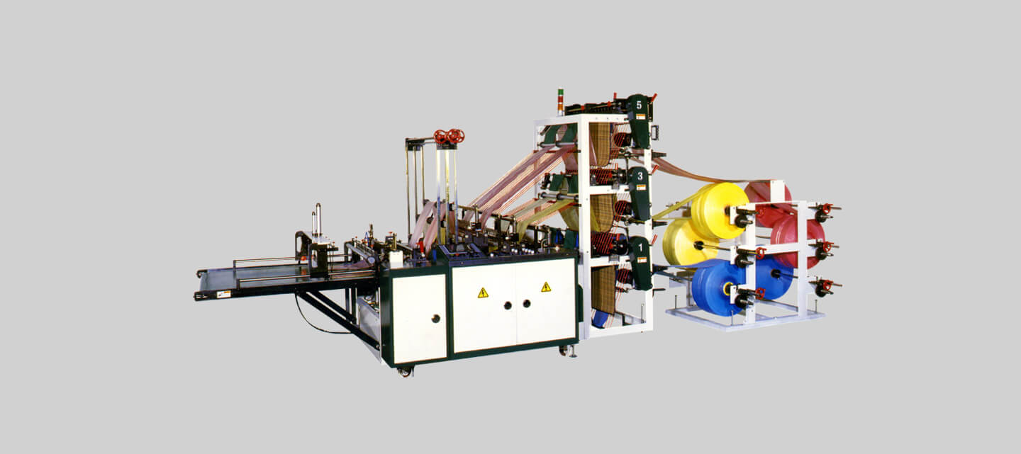 Triple deck bottom seal bag making machine (6 lines)