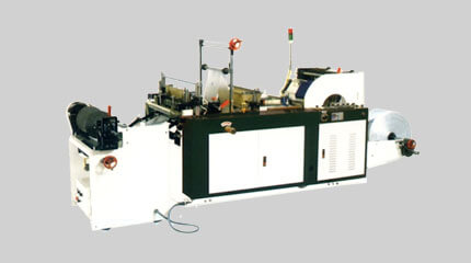 Máquina semiautomática de bolsas en rollos sin tensión (cambio manual de rollos)