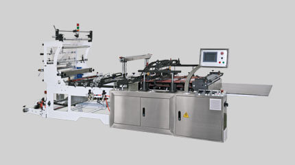 Zipper film bag making machine